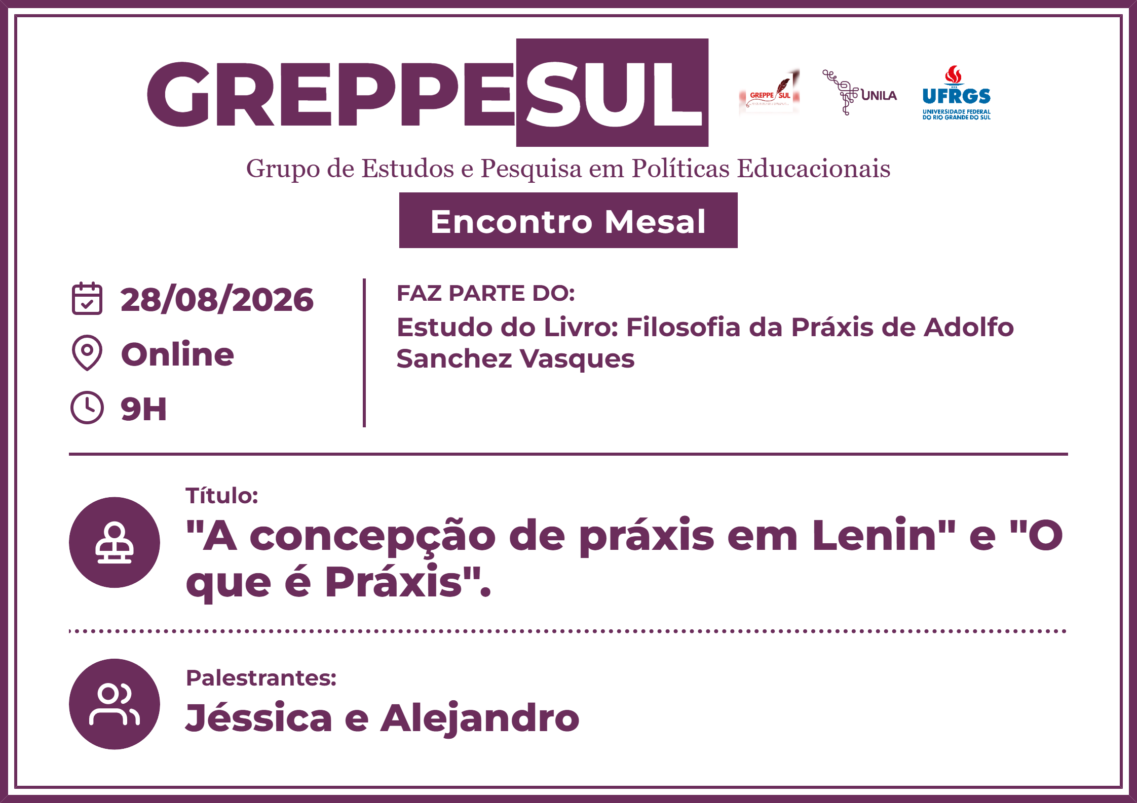 Encontro Mensal